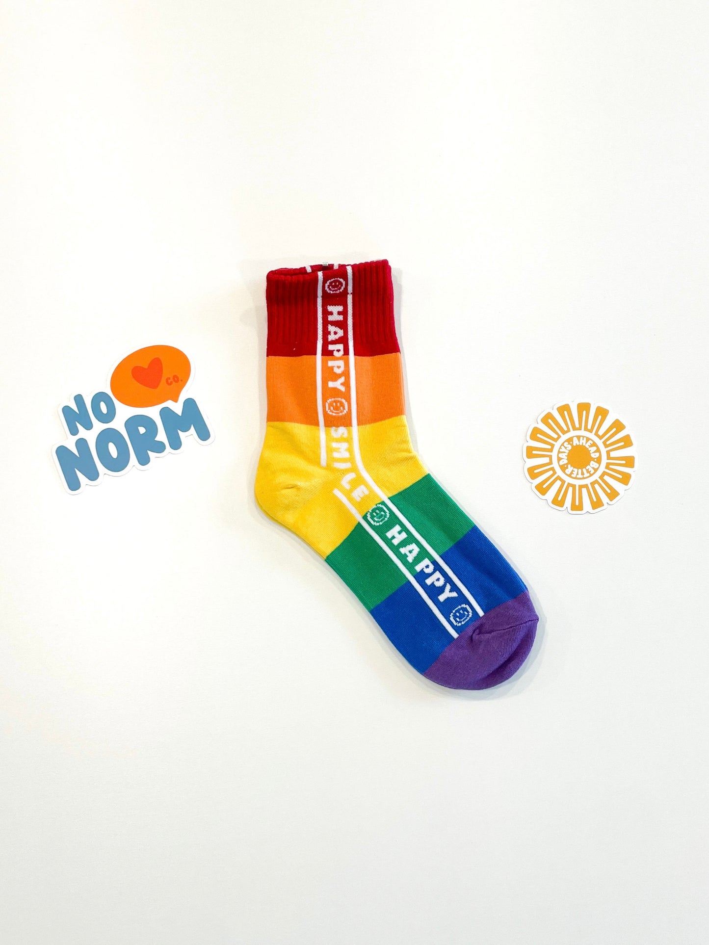 Rainbow Happy Socks