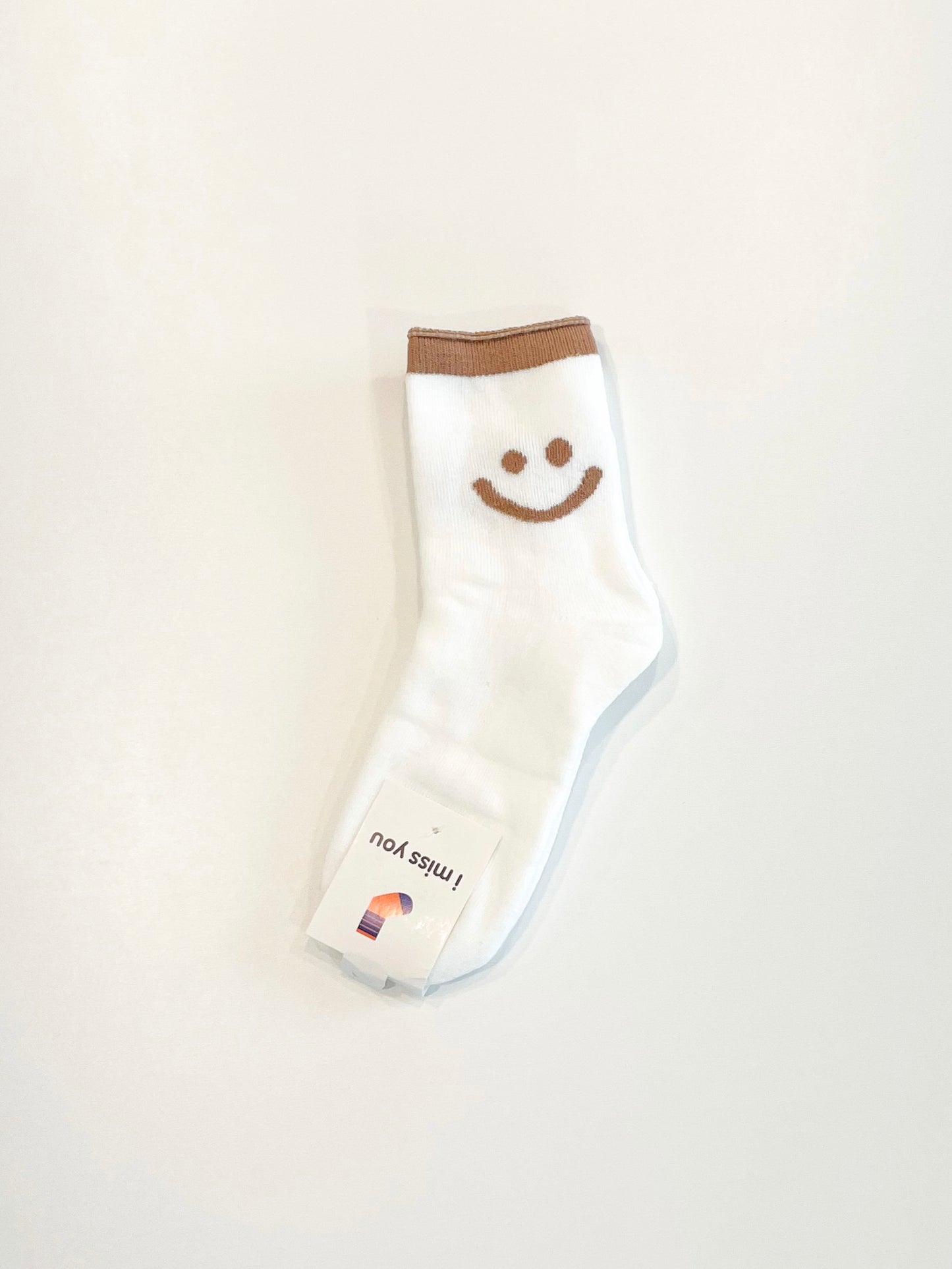 Happy Face Ankle Trim Socks