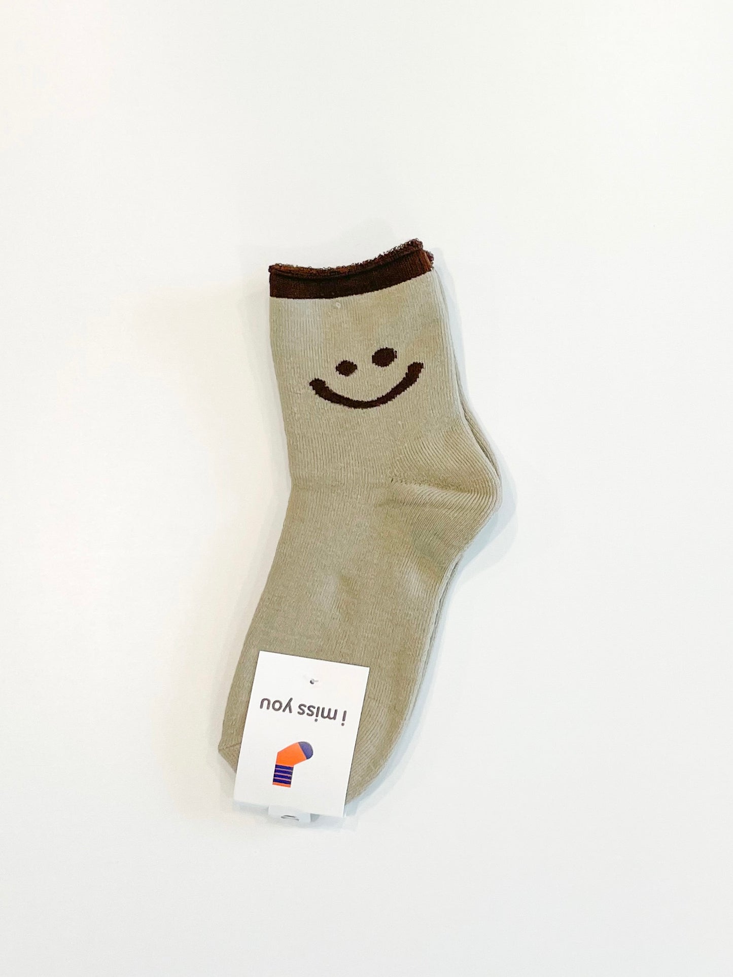 Happy Face Ankle Trim Socks